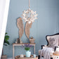 A&B Home Bundle of 6 25" x 26" 4-Light Weathered White Wooden Frame Chandelier