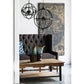 A&B Home Bundle of 7 19" x 21" Antique Black and Metal Chandelier