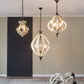 A&B Home Bundle of 7 20" x 27" Off-White and Bronze Chandelier