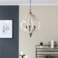 A&B Home Bundle of 7 20" x 27" Off-White and Bronze Chandelier