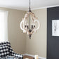 A&B Home Bundle of 7 20" x 27" Off-White and Bronze Chandelier