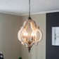 A&B Home Bundle of 7 20" x 27" Off-White and Bronze Chandelier