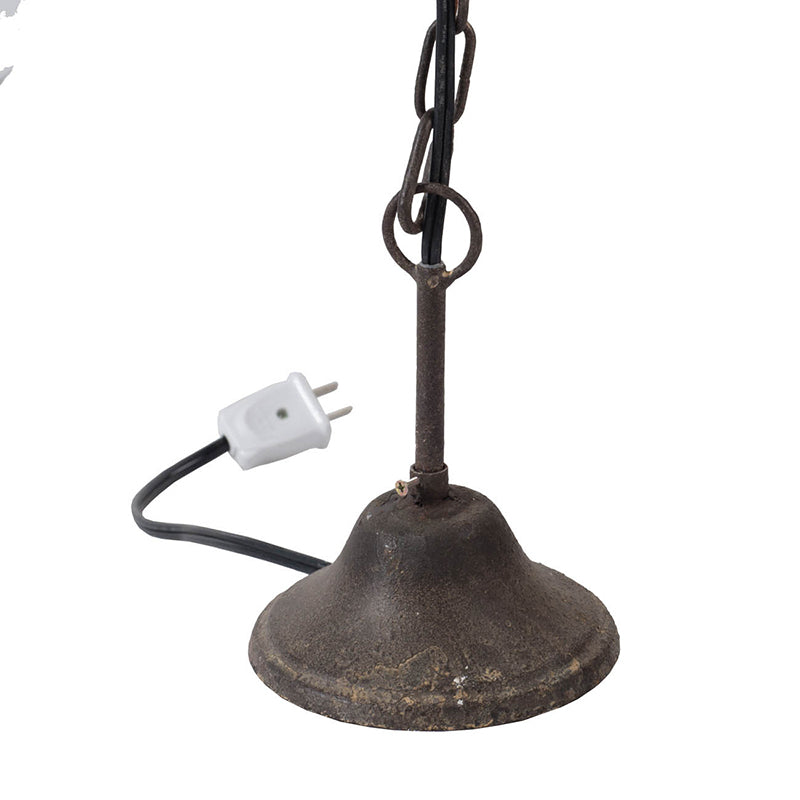 A&B Home Bundle of 7 20" x 27" Off-White and Bronze Chandelier