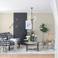 A&B Home Bundle of 7 20" x 27" Off-White and Bronze Chandelier