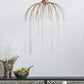 A&B Home Bundle of 7 20" x 29" Vintage Gold With Dazzling Beads Chandelier