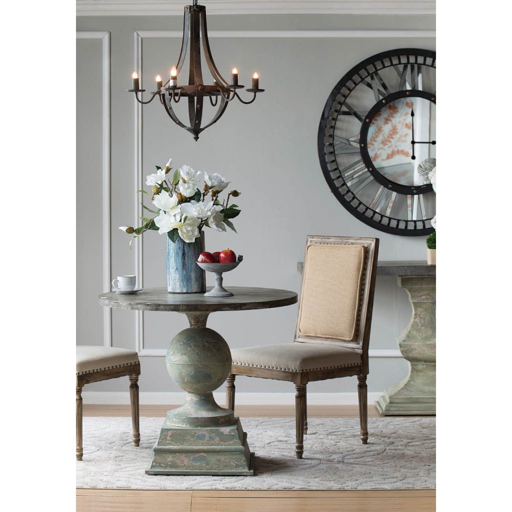 A&B Home Bundle of 7 25" x 24" Antique Black Chandelier