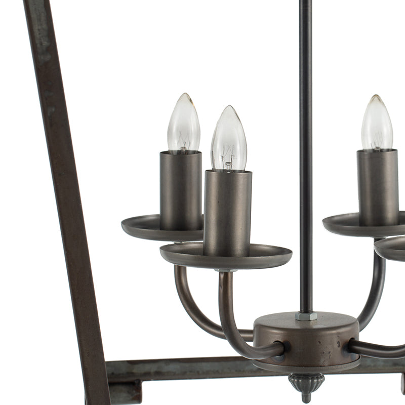 A&B Home Bundle of 7 Frey 18" x 28" Classic Black Chandelier