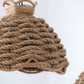 A&B Home Bundle of 7 Set of 2 Brown Rope Woven Chandelier With Iron Frame