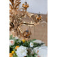 A&B Home Bundle of 7 Valerio Fleur 26" x 30" 6-Light Antique Gold Leaf Design Chandelier