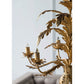 A&B Home Bundle of 7 Valerio Fleur 26" x 30" 6-Light Antique Gold Leaf Design Chandelier