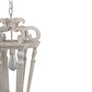 A&B Home Bundle of 8 Bonner 16" x 27" 1-Light Weathered White Chandelier