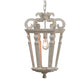A&B Home Bundle of 8 Bonner 16" x 27" 1-Light Weathered White Chandelier