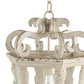 A&B Home Bundle of 8 Bonner 16" x 27" 1-Light Weathered White Chandelier
