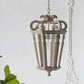 A&B Home Bundle of 8 Bonner 16" x 27" 1-Light Weathered White Chandelier