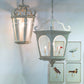 A&B Home Bundle of 8 Bonner 16" x 27" 1-Light Weathered White Chandelier