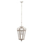 A&B Home Bundle of 8 Bonner 16" x 27" 1-Light Weathered White Chandelier