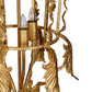 A&B Home Bundle of 9 20" x 28" Gold Metal Acanthus Leaf Design Chandelier