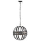 A&B Home Bundle of 9 Kenzo 20" x 21" 4-Light Antique Silver Orb Steel Chandelier