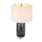 A&B Home Ellis 17" x 28" Bundle of 6 Blue Glass Table Lamp