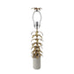 A&B Home Evangeline 15" x 31" Bundle of 15 White Marble Base With Gold Leaf Design Table Lamp