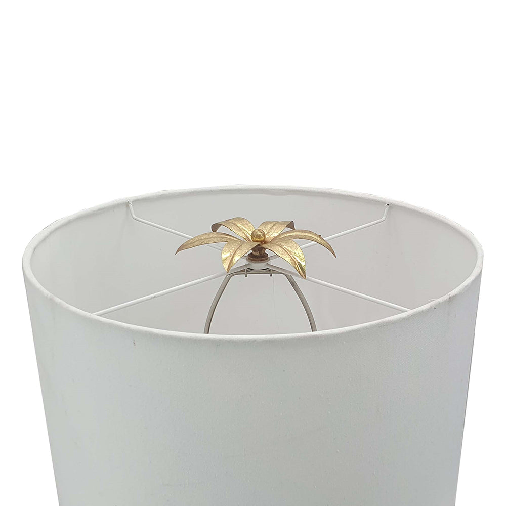 A&B Home Evangeline 15" x 31" Bundle of 15 White Marble Base With Gold Leaf Design Table Lamp