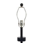 A&B Home Fonrosa 13" x 28" Bundle of 12 Black Marble With Brass Metal Frame Table Lamp With White Drum Shade