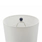 A&B Home Fonrosa 13" x 28" Bundle of 12 Black Marble With Brass Metal Frame Table Lamp With White Drum Shade
