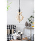 A&B Home Harper 13" x 84" Bundle of 13 1-Light Antique White Metal Chandelier