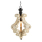 A&B Home Harper 13" x 84" Bundle of 13 1-Light Antique White Metal Chandelier