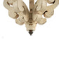 A&B Home Harper 13" x 84" Bundle of 13 1-Light Antique White Metal Chandelier