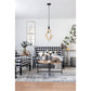 A&B Home Harper 13" x 84" Bundle of 13 1-Light Antique White Metal Chandelier