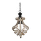 A&B Home Harper 13" x 84" Bundle of 13 1-Light Antique White Metal Chandelier