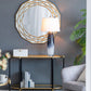 A&B Home Lancey 14" x 28" Bundle of 16 Ombre Gray and White Art Glass Table Lamp
