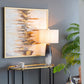 A&B Home Lancey 14" x 28" Bundle of 16 Ombre Gray and White Art Glass Table Lamp