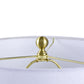 A&B Home Macy 14" x 22" Bundle of 7 Pink Glass Base With Gold Rim Accent Table Lamp