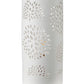 A&B Home Mathilde 6" x 12" Bundle of 27 Round White Floral Pattern Ceramic Table Lamp