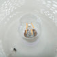 A&B Home Mathilde 6" x 12" Bundle of 27 Round White Floral Pattern Ceramic Table Lamp