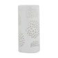 A&B Home Mathilde 6" x 12" Bundle of 27 Round White Floral Pattern Ceramic Table Lamp