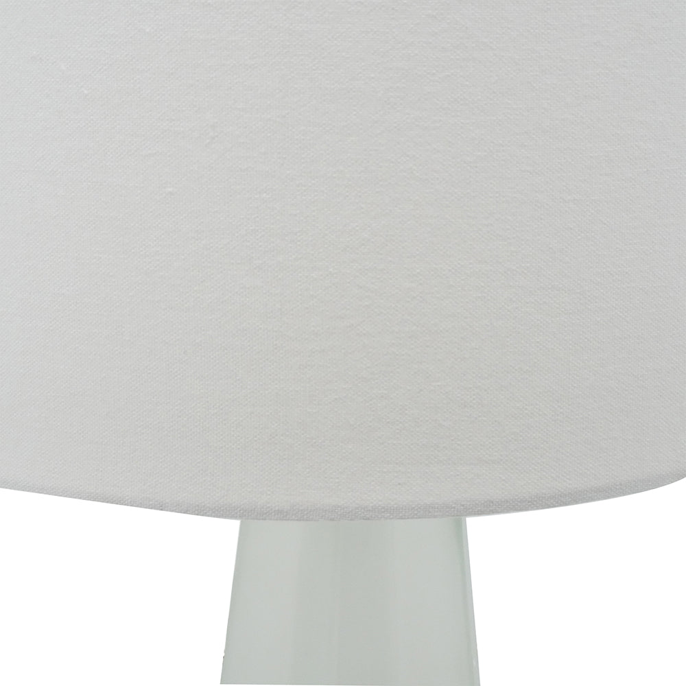 A&B Home Nikolas 16" x 30" Bundle of 11 White Frosty Glass Table Lamp With Gold Accent