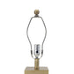 A&B Home Phosephro 10" x 21" Bundle of 20 Gold Rectangular Metal Base Table Lamp With White Square-Shaped Shade