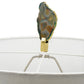 A&B Home Verdant 15" x 30" Bundle of 10 Blue Agate-Slice Table Lamp With White Marble Base