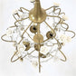 AF Lighting 19"D x 27"H Floral Chandelier - Cream, Gold