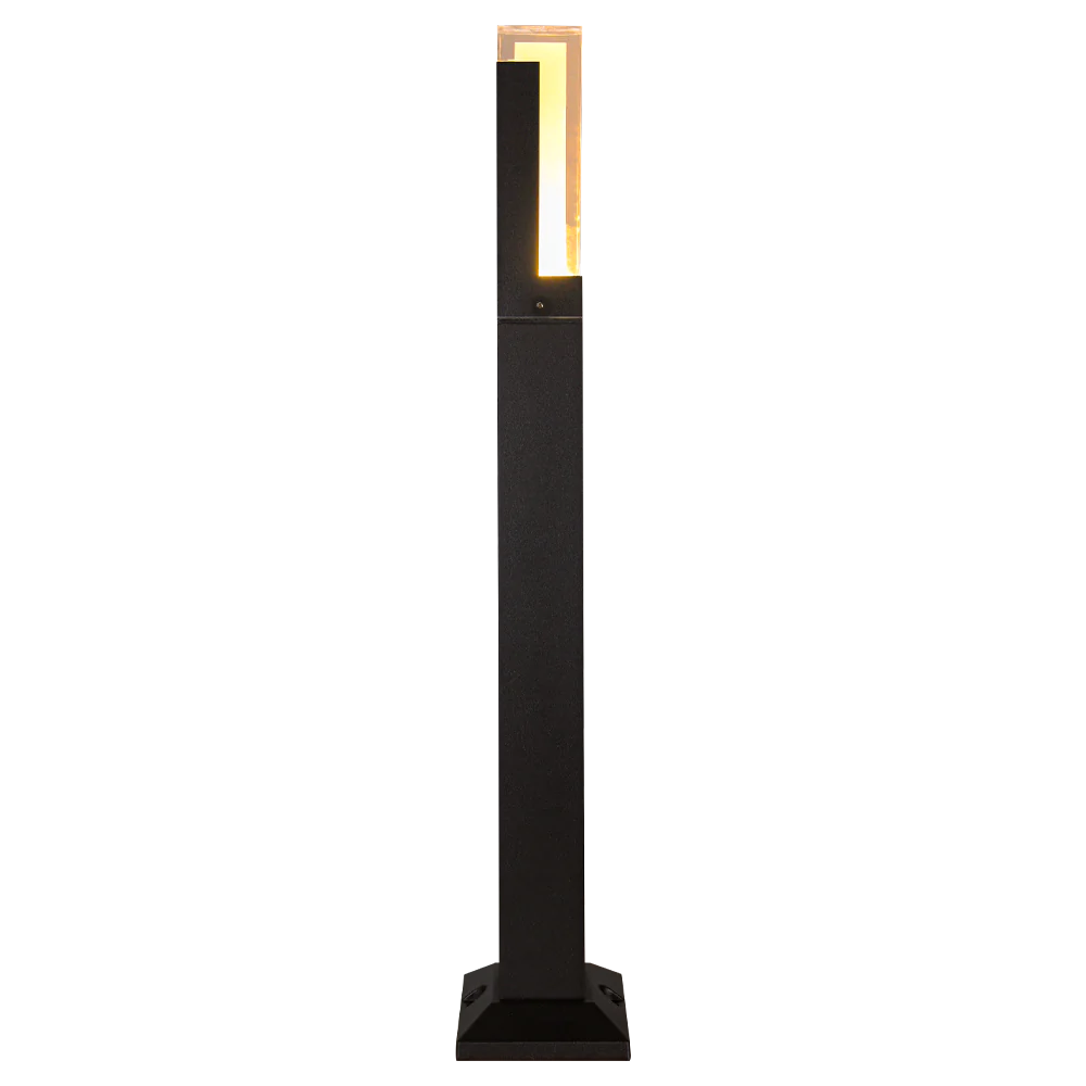 Abba Lighting 10W LED AC/DC 12V COB 3000K Aluminum Black Path Light