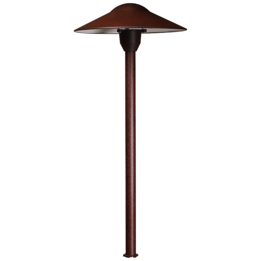 Abba Lighting 12V AC/DC G4 Aluminum Brown Path Light