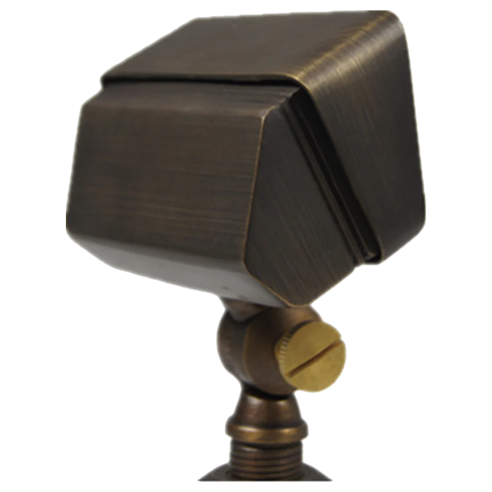 Abba Lighting 12V AC/DC G4 Brass Flood Light