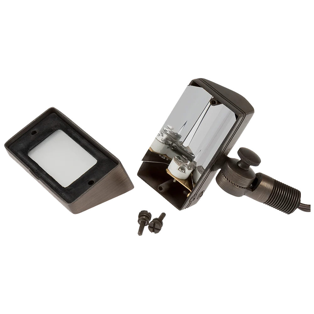 Abba Lighting 12V AC/DC G4 Brass Flood Light