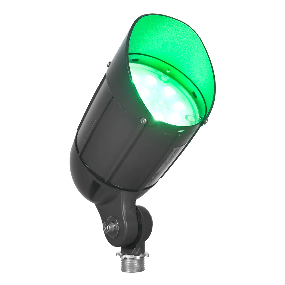 Abba Lighting 12W AC 12V 3030 LED Aluminum Black RGBW Spot Light