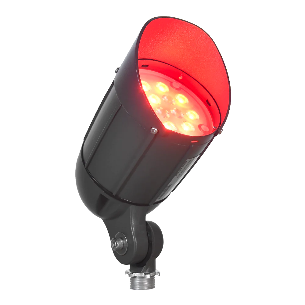 Abba Lighting 12W AC 12V 3030 LED Aluminum Black RGBW Spot Light