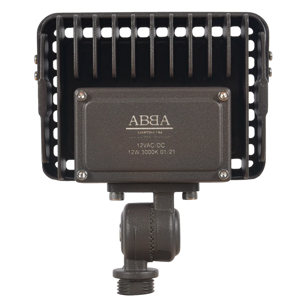 Abba Lighting 12W AC/DC 12V LED Low Voltage Aluminum Flood Light