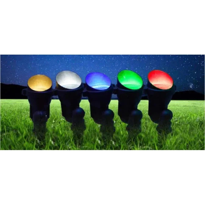 Abba Lighting 15W AC 12V COB 45° Beam Angle IP65 Aluminum Black RGB Spot Light